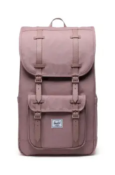 Herschel rucsac Little America culoarea roz, mare, neted imagine