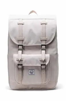 Herschel rucsac Little America Mid-Volume culoarea bej, mare, neted imagine