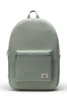 Herschel rucsac Pacific Daypack culoarea verde, mare, uni, 11458-01898-OS imagine