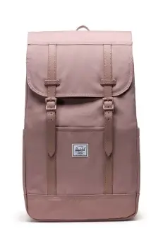 Herschel rucsac Retreat Backpack culoarea roz, mare, neted imagine