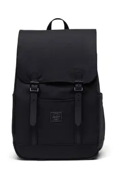 Herschel rucsac Retreat Small Backpack culoarea negru, mare, neted imagine