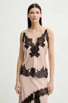 Herskind bluza Zew femei, culoarea portocaliu, cu imprimeu, 5518370 imagine