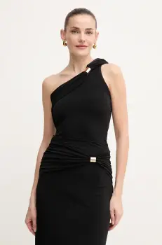 Herve Leger bluza Sofia femei, culoarea negru, cu imprimeu, RMJ1518808 imagine