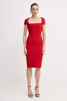 Herve Leger rochie bodycon imagine