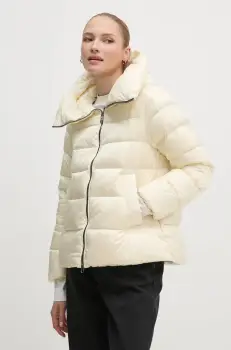 Hetrego geaca de puf ERIN femei, culoarea bej, de iarna, 8N601 imagine