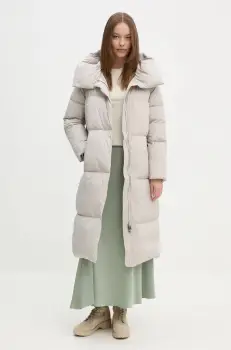 Hetrego geaca de puf VALERY femei, culoarea gri, de iarna, 8N691 imagine