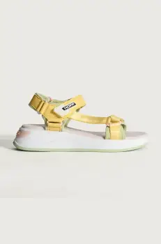 Hoff sandale BIMINI femei, culoarea galben, 12508005 ISLAND imagine