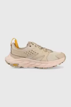 Hoka One One pantofi Anacapa Breeze Low femei, culoarea bej imagine