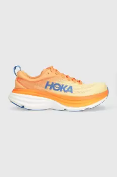 Hoka One One pantofi de alergat Bondi 8 culoarea portocaliu imagine