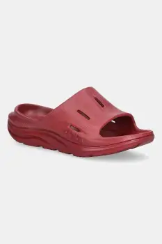 Hoka One One papuci ORA Recovery Slide 3 culoarea bej, cu platforma imagine