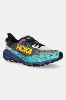 Hoka pantofi Speedgoat 6 femei, culoarea albastru marin, 1147811 imagine