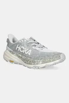 Hoka pantofi Speedgoat 6 femei, culoarea gri, 1147811 imagine