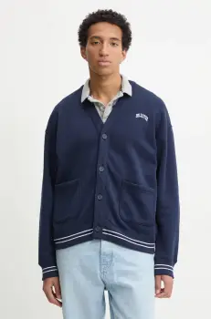 Hollister Co. bluza barbati, culoarea albastru marin, neted, KI322-4156 imagine