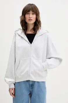 Hollister Co. bluza culoarea gri, cu gluga, melanj, KI352-5171-112 imagine