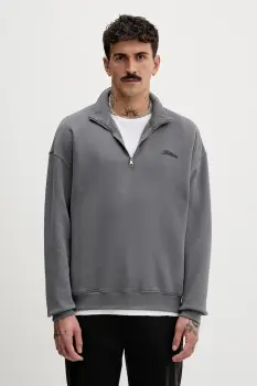 Hollister Co. bluza culoarea gri, uni, KI322-5372-120 imagine