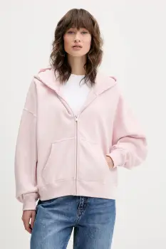 Hollister Co. bluza culoarea roz, cu gluga, uni, KI352-5229-600 imagine