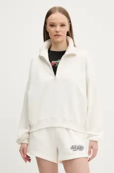 Hollister Co. bluza femei, culoarea bej, neted, KI352-5111 imagine