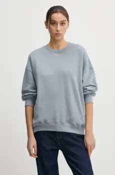 Hollister Co. bluza femei, culoarea gri, cu gluga, cu imprimeu, KI352-4218 imagine