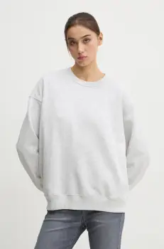 Hollister Co. bluza femei, culoarea gri, melanj, KI352-4218 imagine