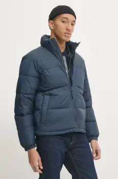 Hollister Co. geaca barbati, culoarea albastru marin, de iarna, KI332-4106 imagine