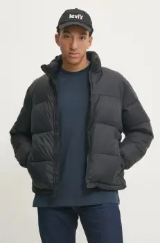 Hollister Co. geaca barbati, culoarea negru, de iarna, KI332-4071 imagine