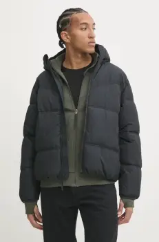 Hollister Co. geaca barbati, culoarea negru, de iarna, KI332-4122 imagine