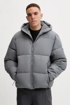 Hollister Co. geaca culoarea gri, KI332-5062-120 imagine