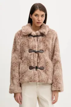 Hollister Co. geaca culoarea maro, de tranzitie, oversize, KI344-5046-101 imagine