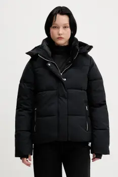 Hollister Co. geaca culoarea negru, de iarna, KI344-5076-901 imagine