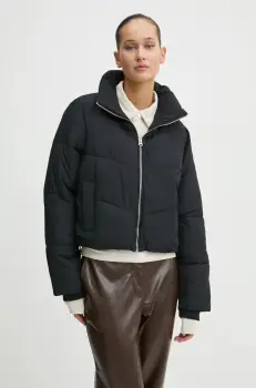 Hollister Co. geaca femei, culoarea negru, de iarna, KI344-4621 imagine