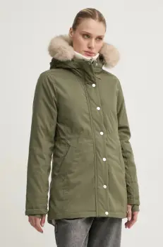 Hollister Co. geaca femei, culoarea verde, de iarna, KI344-4506 imagine