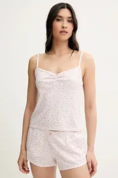 Hollister Co. maiou de pijama culoarea bej, KI346-5034 imagine