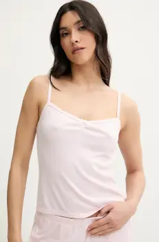 Hollister Co. maiou de pijama culoarea roz, KI346-5022 imagine