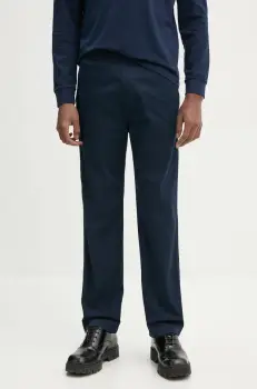 Hollister Co. pantaloni barbati, culoarea albastru marin, drept, KI330-4136 imagine