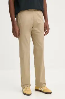 Hollister Co. pantaloni barbati, culoarea bej, drept, KI330-4139 imagine