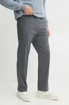 Hollister Co. pantaloni barbati, culoarea gri, drept, KI330-4140 imagine