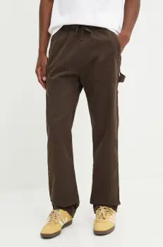 Hollister Co. pantaloni barbati, culoarea maro, drept, KI330-4086 imagine