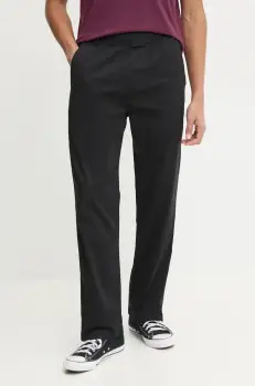 Hollister Co. pantaloni barbati, culoarea negru, drept, KI330-4138 imagine