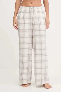 Hollister Co. pantaloni de pijama culoarea bej, KI346-5054 imagine