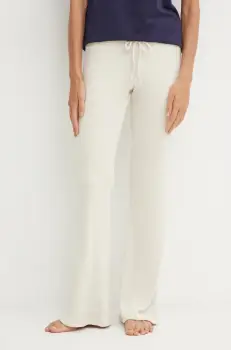 Hollister Co. pantaloni de pijama femei, culoarea bej, KI346-4017 imagine