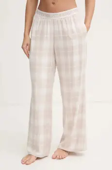 Hollister Co. pantaloni de pijama femei, culoarea bej, KI346-4066 imagine