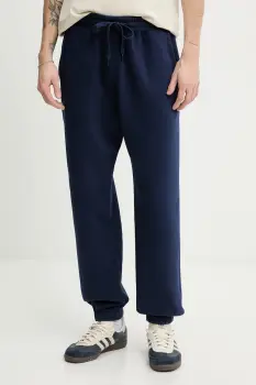 Hollister Co. pantaloni de trening culoarea albastru marin, neted, KI334-5162-200 imagine