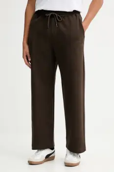 Hollister Co. pantaloni de trening culoarea maro, uni, KI334-5137-478 imagine