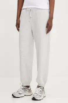 Hollister Co. pantaloni de trening femei, culoarea gri, melanj, KI347-5006 imagine