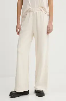 Hollister Co. pantaloni femei, culoarea bej, neted, KI347-4109 imagine