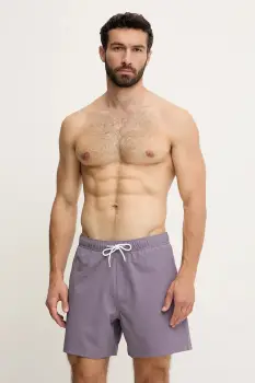 Hollister Co. pantaloni scurti de baie culoarea violet, KI333-5030 imagine
