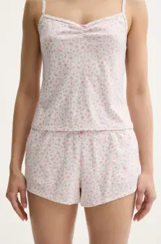 Hollister Co. pantaloni scurti de pijama culoarea bej, KI346-5036 imagine