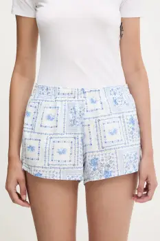 Hollister Co. pantaloni scurti de pijama din bumbac bumbac, KI346-5047 imagine