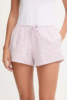 Hollister Co. pantaloni scurti de pijama din bumbac culoarea roz, bumbac, KI346-5076 imagine