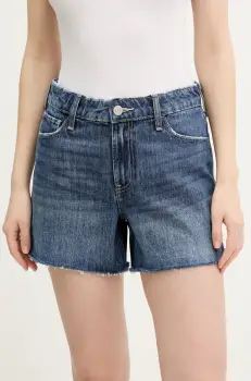 Hollister Co. pantaloni scurti din bumbac femei, neted, medium waist, KI349-5059 imagine